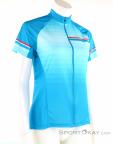Löffler OPace Full Zip SS Women Biking Shirt, , Blue, , , 0008-10685, 5637761439, , N1-01.jpg