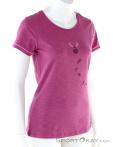 Chillaz Hirschkrah Womens T-Shirt, Chillaz, Purple, , Female, 0004-10413, 5637762147, 9120096335532, N1-01.jpg