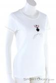 Chillaz Gandia Hirschkrah Edelweiß Womens T-Shirt, , White, , Female, 0004-10417, 5637762193, , N1-01.jpg