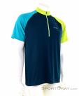 Löffler Zip-Shirt CF Mens T-Shirt, , Turquoise, , Male, 0008-10723, 5637762980, , N1-01.jpg