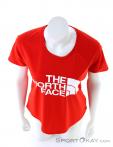 The North Face Graphic Play Hard Womens T-Shirt, The North Face, Rouge, , Femmes, 0205-10353, 5637765079, 194112090377, N3-03.jpg