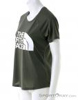 The North Face Graphic Play Hard Womens T-Shirt, The North Face, Olive-Dark Green, , Female, 0205-10353, 5637765083, 194112090407, N1-06.jpg
