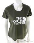 The North Face Graphic Play Hard Womens T-Shirt, The North Face, Olivová zelená, , Ženy, 0205-10353, 5637765083, 194112090407, N2-02.jpg