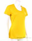 Salomon Agile SS Womens T-Shirt, , Yellow, , Female, 0018-11217, 5637765627, , N1-01.jpg