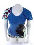 Crazy Idea Mountain Flash Womens T-Shirt, Crazy, Azul, , Mujer, 0247-10155, 5637765765, 8059897606736, N3-03.jpg