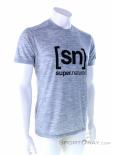 Super Natural Logo Mens T-Shirt, Super Natural, Gris, , Hommes, 0208-10123, 5637767458, 6941076432668, N1-01.jpg