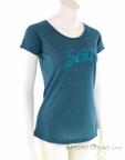 Scott Trail Flow Dri Mujer T-Shirt, Scott, Azul, , Mujer, 0023-11428, 5637767954, 7613368779599, N1-01.jpg