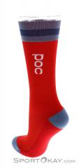 POC Essential Mid Length Biking Socks, POC, Červená, , Muži,Ženy,Unisex, 0049-10284, 5637768033, 7325541008821, N2-12.jpg