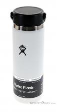 Hydro Flask 20oz Wide Mouth 591ml Bouteille thermos, Hydro Flask, Blanc, , , 0311-10043, 5637774261, 810007831350, N2-02.jpg