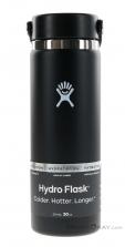 Hydro Flask 20oz Wide Mouth 591ml Bouteille thermos, Hydro Flask, Noir, , , 0311-10043, 5637774262, 810007831343, N1-01.jpg