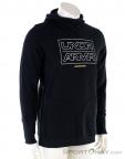 Under Armour Baseline Fleece Hoodie Mens Sweater, Under Armour, Black, , Male, 0001-10485, 5637779121, 193444612042, N1-01.jpg