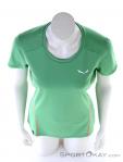Salewa Sporty B 4 Dryton Womens T-Shirt, Salewa, Green, , Female, 0032-10775, 5637781432, 4053866137478, N3-03.jpg