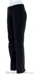 Vaude Farley Zip Pant Womens Outdoor Pants Short Cut, , Black, , Female, 0239-10505, 5637781566, , N1-06.jpg