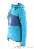 Ortovox Swisswool Zebru Womens Ski Touring Jacket, , Turquoise, , Female, 0016-11090, 5637791898, , N1-06.jpg