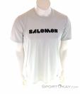 Salomon Agile Graphic Tee Mens T-Shirt, Salomon, Sivá, , Muži, 0018-11254, 5637793543, 193128035099, N2-02.jpg