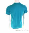 Salewa Solidlogo Dry SS Mens T-Shirt, , Turquoise, , Hommes, 0032-10816, 5637795069, , N2-12.jpg