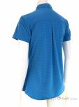 Salewa Puez Minicheck Dryton SS Womens Outdoor Shirt, , Bleu, , Femmes, 0032-10817, 5637795075, , N1-11.jpg