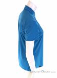 Salewa Puez Minicheck Dryton SS Womens Outdoor Shirt, , Bleu, , Femmes, 0032-10817, 5637795075, , N2-17.jpg