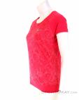 Salewa Pedroc Print Dryton Womens T-Shirt, Salewa, Pink, , Female, 0032-10821, 5637795153, 4053865998131, N1-06.jpg