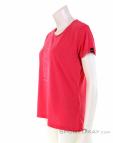 Salewa Pedroc Hybrid Dry SS Womens T-Shirt, , Rose, , Femmes, 0032-10635, 5637796435, , N1-06.jpg