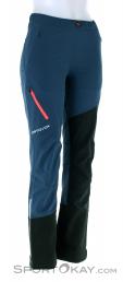 Ortovox Col Becchei Pants Womens Ski Touring Pants, Ortovox, Bleu, , Femmes, 0016-11119, 5637797407, 4251422555234, N1-01.jpg