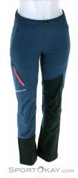 Ortovox Col Becchei Pants Womens Ski Touring Pants, , Blue, , Female, 0016-11119, 5637797407, , N2-02.jpg