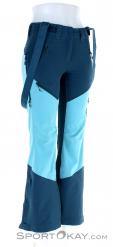Scott Explorair Ascent Womens Ski Touring Pants, , Blue, , Female, 0023-11487, 5637799051, , N1-01.jpg