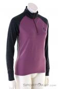 Scott Defined Merino L/SL Zip Womens Functional Shirt, , Pink, , Female, 0023-11498, 5637799540, , N1-01.jpg