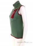 Ortovox Fleece Grid Womens Ski Touring Vest, , Green, , Female, 0016-11047, 5637799841, , N1-06.jpg