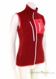 Ortovox Fleece Grid Womens Ski Touring Vest, Ortovox, Rojo, , Mujer, 0016-11047, 5637799845, 4251422518512, N1-01.jpg
