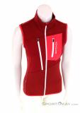 Ortovox Fleece Grid Womens Ski Touring Vest, Ortovox, Red, , Female, 0016-11047, 5637799845, 4251422518512, N2-02.jpg