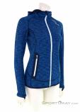 Ortovox Fleece Space Dyed Hoody Womens Fleece Jacket, Ortovox, Azul, , Mujer, 0016-10924, 5637799859, 4251422534291, N1-01.jpg