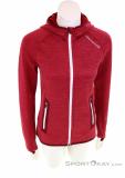 Ortovox Fleece Space Dyed Hoody Womens Fleece Jacket, Ortovox, Red, , Female, 0016-10924, 5637799865, 4251422552370, N2-02.jpg
