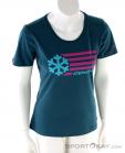 Dynafit Graphic CO W S/S Womens T-Shirt, Dynafit, Bleu, , Femmes, 0015-10958, 5637799951, 4053866175326, N2-02.jpg