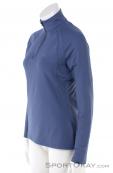 Löffler Pulli Basic Thermo-Velours HZ Women Sweater, , Blue, , Female, 0008-10781, 5637800850, , N1-06.jpg