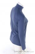 Löffler Pulli Basic Thermo-Velours HZ Women Sweater, , Blue, , Female, 0008-10781, 5637800850, , N2-17.jpg