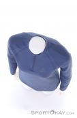 Löffler Pulli Basic Thermo-Velours HZ Women Sweater, , Blue, , Female, 0008-10781, 5637800850, , N4-04.jpg