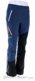 Ortovox Col Becchei Mens Ski Touring Pants, , Blue, , Male, 0016-11143, 5637802832, , N1-01.jpg