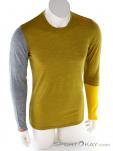 Ortovox 185 Rock'N'Wool LS Mens Functional Shirt, , Yellow, , Male, 0016-10960, 5637804611, , N2-02.jpg