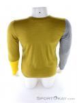 Ortovox 185 Rock'N'Wool LS Mens Functional Shirt, , Yellow, , Male, 0016-10960, 5637804611, , N3-13.jpg