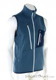 Ortovox Fleece Grid Vest Mens Touring Vest, , Blue, , Male, 0016-11067, 5637804768, , N1-01.jpg