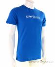 Ortovox 185 Merino 1st Logo TS Mens T-Shirt, Ortovox, Turquoise, , Hommes, 0016-11165, 5637804974, 4251422559683, N1-01.jpg