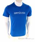 Ortovox 185 Merino 1st Logo TS Mens T-Shirt, Ortovox, Turquoise, , Male, 0016-11165, 5637804974, 4251422559683, N2-02.jpg