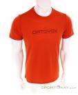 Ortovox 185 Merino 1st Logo TS Mens T-Shirt, Ortovox, Orange, , Male, 0016-11165, 5637804978, 4251422559737, N2-02.jpg