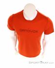 Ortovox 185 Merino 1st Logo TS Mens T-Shirt, , Orange, , Male, 0016-11165, 5637804978, , N3-03.jpg