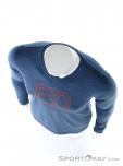 Ortovox Merino Pixel Logo LS Mens Shirt, Ortovox, Blue, , Male, 0016-11166, 5637805011, 4251422559188, N4-04.jpg