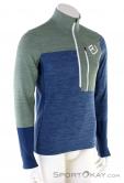 Ortovox Fleece Light Zip Neck HZ Mens Sweater, , Blue, , Male, 0016-11150, 5637806127, , N1-01.jpg