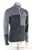 Ortovox Fleece Light Zip Neck HZ Mens Sweater, , Gray, , Male, 0016-11150, 5637806128, , N1-01.jpg