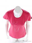 Salewa Deer Dry'ton Damen T-Shirt, , Pink-Rosa, , Damen, 0032-10864, 5637817344, , N3-03.jpg