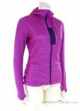 Outdoor Research Deviator Hoodie Womens Ski Touring Jacket, , Purple, , Female, 0355-10016, 5637819344, , N1-01.jpg